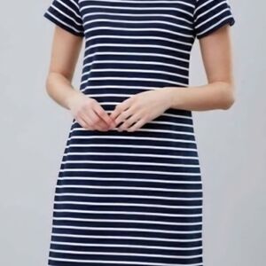 Navy Striped Joules Rivera Jersey Dress – US 2
